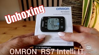 OMRON RS7 Intelli IT Unboxing  Blutdruck leise messen  Handgelenkmessgerät  Inbetriebnahme [upl. by Etom]