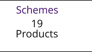 Schemes 19 Products [upl. by Sacrod550]