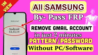 Finally New Method🔥All Samsung FRP BypassUnlock 2024 All Android 1213  Google Account Remove 2024 [upl. by Sitoel]