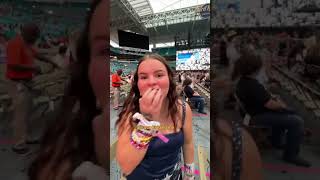 Reacting to Our Seats at Taylor Swifts Concert [upl. by Eelymmij]