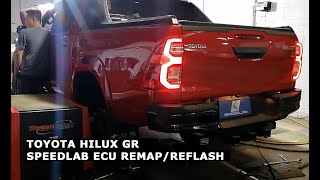 Toyota Hilux GR SpeedLab ECU Remap [upl. by Yleve]