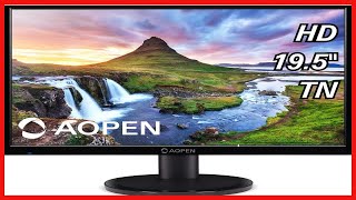 AOPEN 20CH1Q bi 195quot HD 1366 x 768 NTSC 72 Color Gamut Tilt VESA Compatible Monitor for Work or [upl. by Wright]