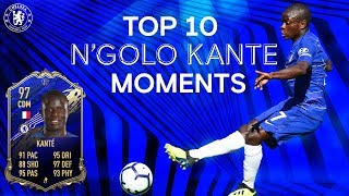 NGolo Kante  Top 10 Chelsea Moments  Best Passes Tackles amp Goals Compilation  Chelsea FC [upl. by Eiznekcam]