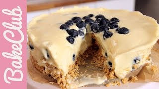 No Bake Cheesecake mit weißer Schokolade  BakeClub [upl. by Sajovich588]