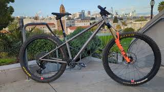 Custom Hardtail MTB Build  SRAM TType Transmission AXS [upl. by Eislrahc]