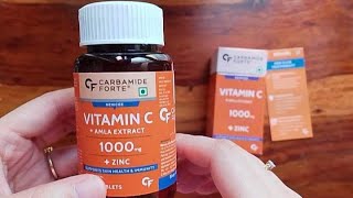 CARBAMIDE FORTE  VITAMIN C  AMLA EXTRACT 1000mg ZINC [upl. by Nitsid63]