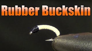 Rubber Buckskin Fly Tying  Micro Caddis LarvaMidge Pattern [upl. by Lrat]