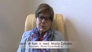 Leczenie depresji a spożycie alkoholu  prof psychiatra Maria Załuska Klinika PsychoMedicpl [upl. by Lemal]