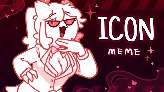 ICON meme  flipaclip [upl. by Arbrab662]