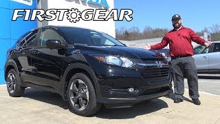 2018 Honda HRV EX AWD Review  First Gear [upl. by Myrta]