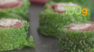 Recette de makis de chou vert au Magret fumé et chèvre frais  750g [upl. by Safoelc694]