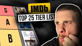 Ranking The Top 25 Movies On IMDB Tier List [upl. by Yelena]