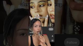 alexa demie makeup look 🖤🐆 [upl. by Pallaten]