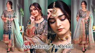 Party Eye Makeup Tutorial With Easy Technique  In Detail [upl. by Odella280]