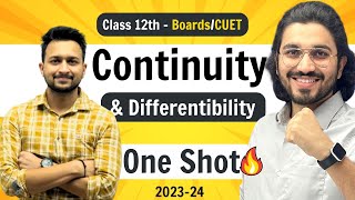 Continuity and Differentiability  Class 12 Maths  NCERT for Boards amp CUET [upl. by Omrelliug]