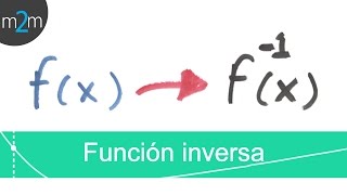 ✅ Como obtener la función inversa │ algebraica [upl. by Ettelloc355]