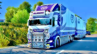 Ets2 Kör Scania NG R Malmbergs Stockholm  Visby [upl. by Ikkela]