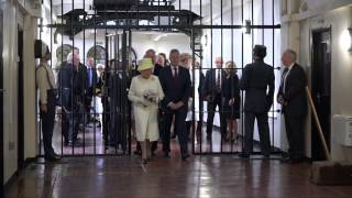 The Queen and The Duke of Edinburgh visit Crumlin Road Gaol [upl. by Laurens27]