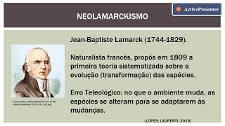 Neodarwinismo e Neolamarckismo na Análise do Comportamento [upl. by Ihtraa]