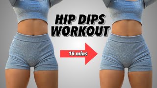 HIP DIPS WORKOUT  Side Booty Exercises 🍑  How to get wider hips and get rid of hip dips 15 min [upl. by Mishaan]