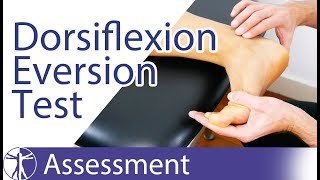 Dorsiflexion Eversion Test  Tarsal Tunnel Syndrome [upl. by Celesta]