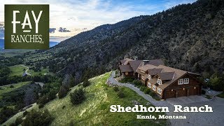 SOLD  Montana Ranch For Sale  Shedhorn Ranch  Ennis MT  Madison River Valley [upl. by Nonnaer]