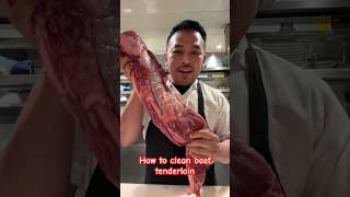 How to Clean Beef Tenderloin Like a Pro shorts [upl. by Nafri106]