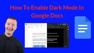 How To Enable Dark Mode In Google Docs [upl. by Garcon]