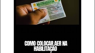 Como colocar EAR na sua CNH  Atualizado 2024 [upl. by Dang]