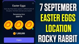 rocky rabbit new easter egg combo 7 september  daily combo today rocky rabbit easter eggs  enigma [upl. by Nabetse]