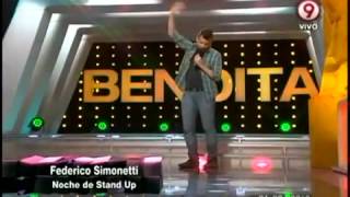 Federico Simonetti  Bendita TV  Stand Up  enero 2014 [upl. by Thornburg]