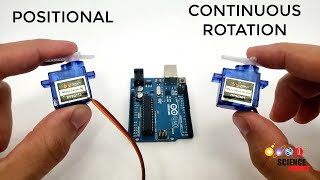 Positional vs Continuous Rotation Servo Motors [upl. by Cyma727]