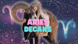 Aries Decans The 3 Different Personalities of Aries [upl. by Nevur]