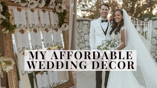 Favorite Affordable Wedding Decor [upl. by Nylek]