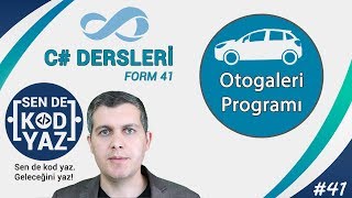 41C DataGridView Kullanımı Otogaleri Otomasyon 1 SendeKodYaz [upl. by Anaeerb]