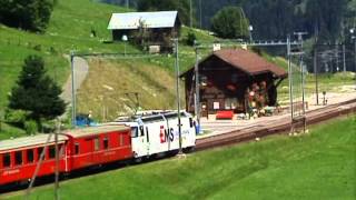 SWISSVIEW  GR Rhätische Bahn  Surselva [upl. by Mosira]