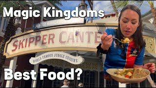 BEST Food at Magic Kingdom  Skipper Canteen Review [upl. by Marcello830]