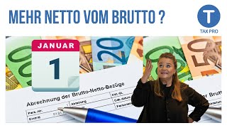 Mehr Netto vom Brutto WENIGER Neue Gehaltsabrechnung 2023 [upl. by Glori866]