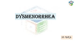 DYSMENORRHOEA  imm  mcps  fcps  gynae lectures  cpsp [upl. by Dell]