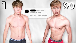 Ik Was Skinny Dus Kreeg Ik Binnen 90 Dagen een Sixpack [upl. by Berti]