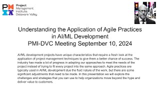 Understanding the Application of Agile Practices in AIML Development [upl. by Trauts]