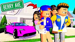 I Adopted SPOILED TWINS With My BOYFRIEND In BERRY AVENUE RP Roblox Berry Avenue Roleplay [upl. by Marylinda]