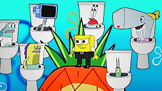 Skibidi Toilet vs Spongebob Music Video TheFatRat  Stronger [upl. by Grantley]