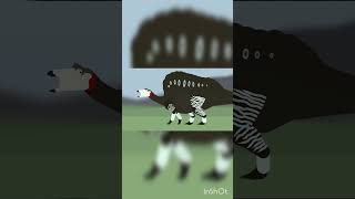 Spinosaurus Vs OuranosaurusGore WarningStick Nodes Pro sticknodes animation dinosaur spino [upl. by Lillian234]