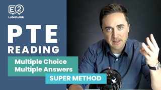 PTE Reading Multiple Choice Multiple Answers  SUPER METHOD [upl. by Sethi]