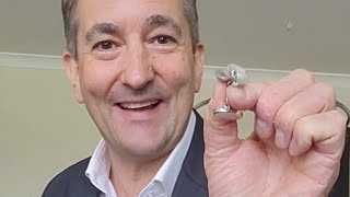 How to wear cufflinks chain linked cufflinks Not as easy as it sounds [upl. by Benson]