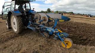 2006 New Holland TS100 50 Litre 4Cyl Diesel Tractor 100 HP with Overum Plough [upl. by Holcman]