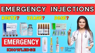 Emergency Injection I Emergency Medicine I emergency injection 💉 [upl. by Ettebab]