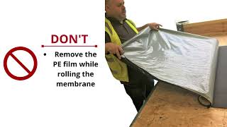 RESITRIX® EPDM Membrane Installation Dos amp Donts video [upl. by Pejsach]