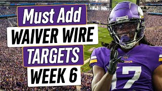 Week 6 Waiver Wire Adds  2023 Fantasy Football Advice [upl. by Kapor]